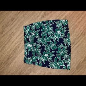 Forever21 Leaf Print Mini Skirt, Size S